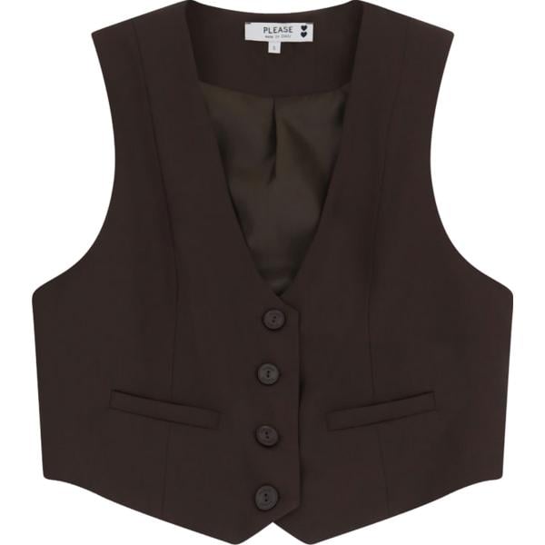 gilet Please marrone