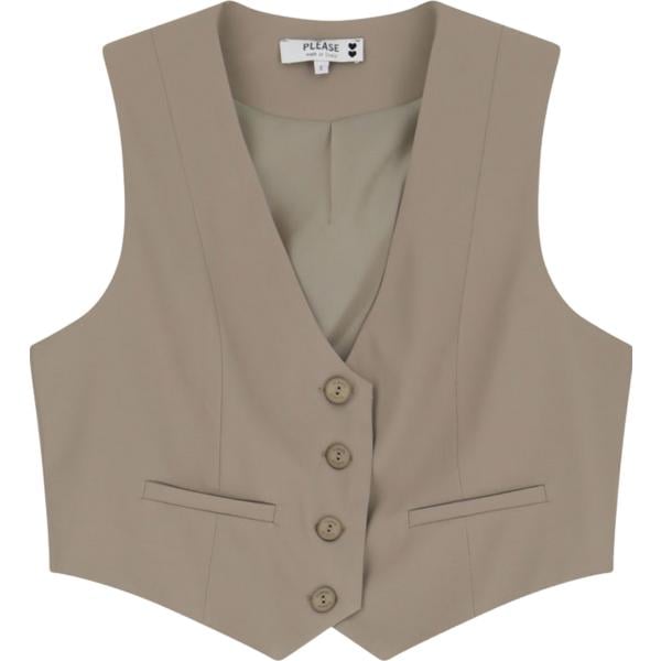 gilet Please marrone