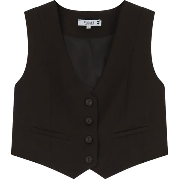 gilet Please marrone