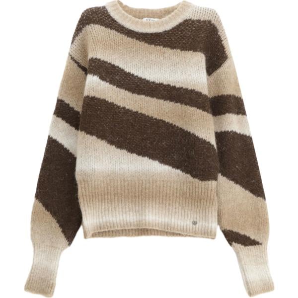 pullovers Please marrone a righe