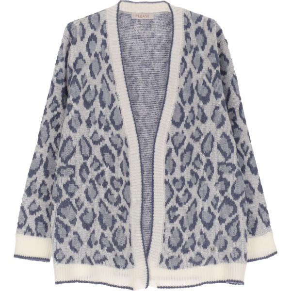 cardigans Please bianco animalier