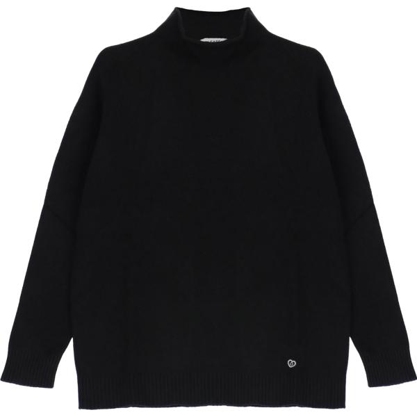 pullovers Please nero tinta unita