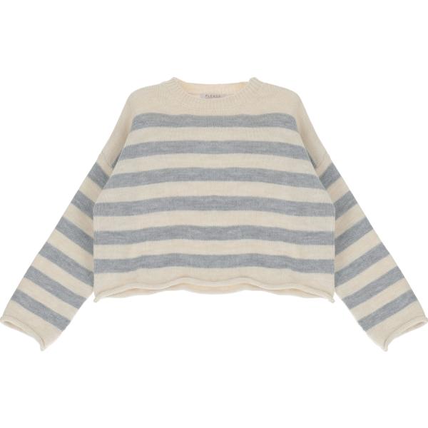 pullovers Please bianco a righe