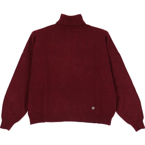 maglieria Please marrone tinta unita