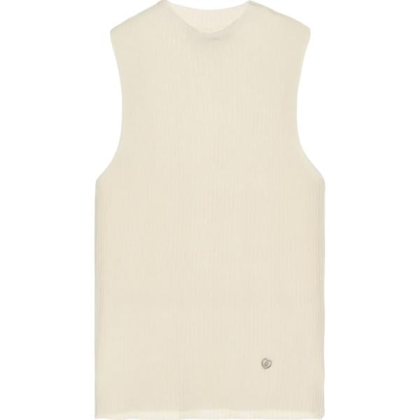 top Please bianco tinta unita