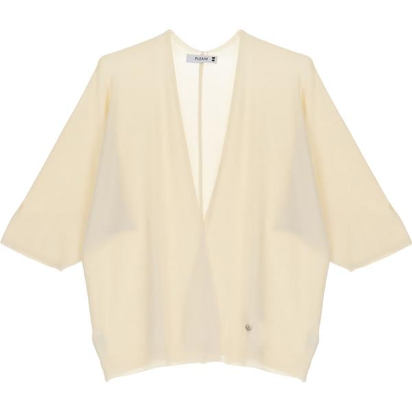cardigans Please bianco tinta unita
