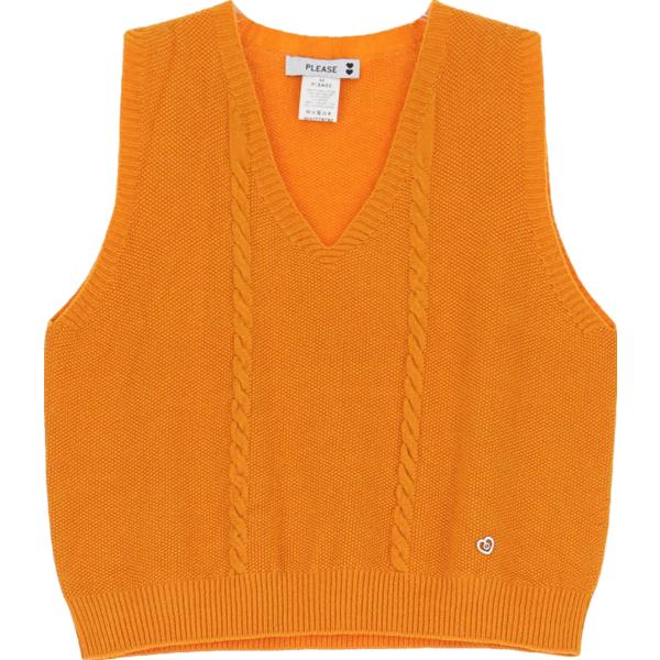 gilet Please arancione