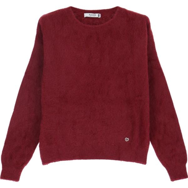 maglieria Please rosso