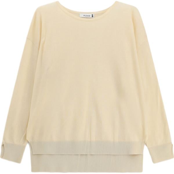 maglieria Please marrone