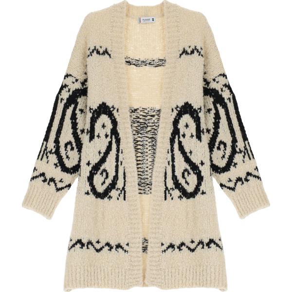 cardigans Please bianco con stampe