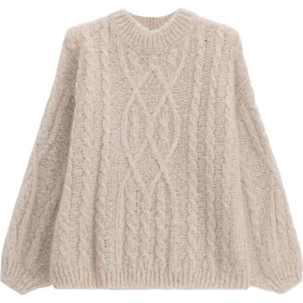 Maglione da donna in viola chiaro a maniche lunghe Please