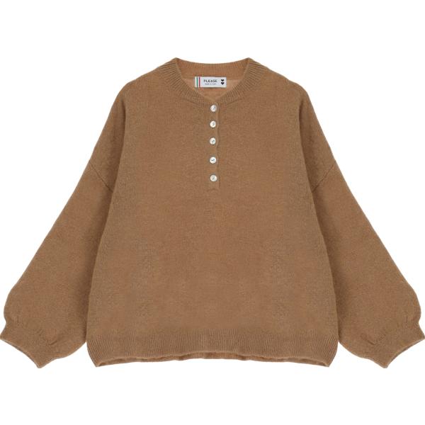 maglieria Please marrone