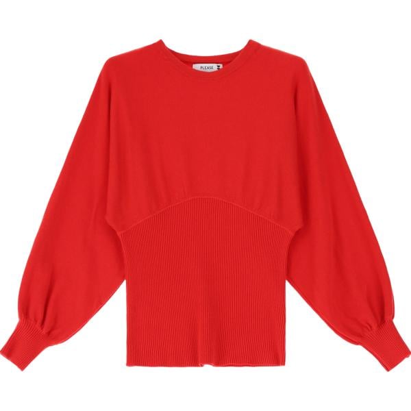 maglieria Please rosso