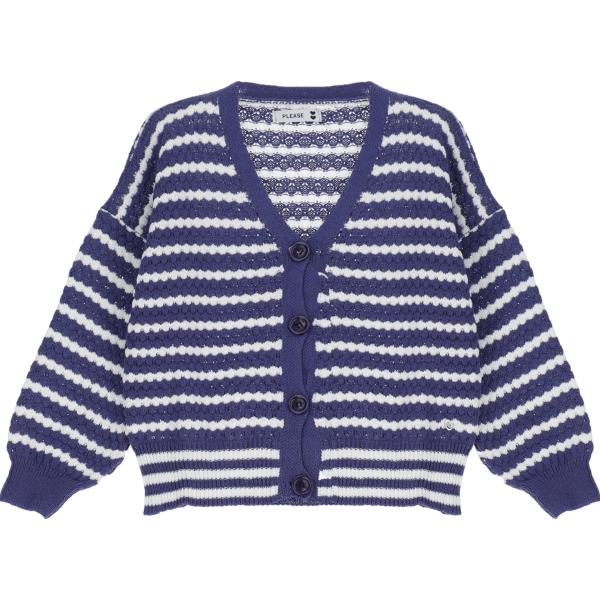 cardigans Please blu a righe