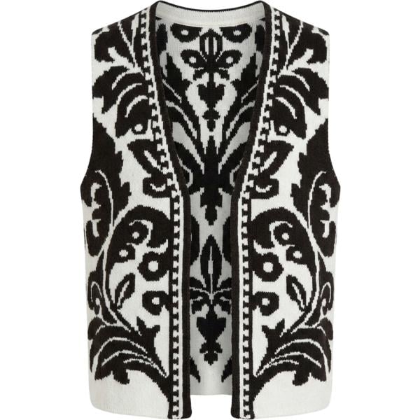 gilet Please multicolore con stampe