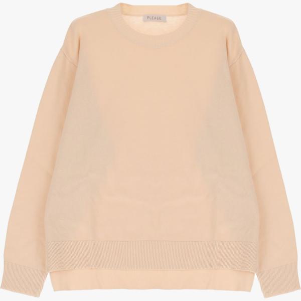 pullovers Please rosa tinta unita