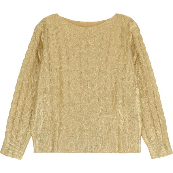 maglieria Please marrone tinta unita