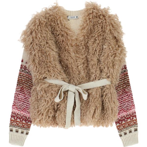 maglieria Please marrone