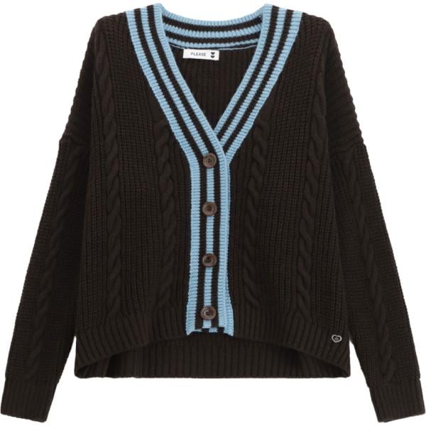 cardigans Please marrone