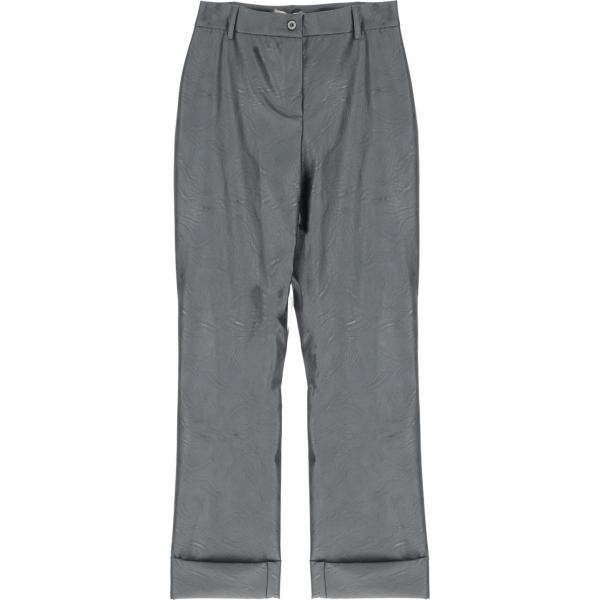 pantaloni Please grigio tinta unita