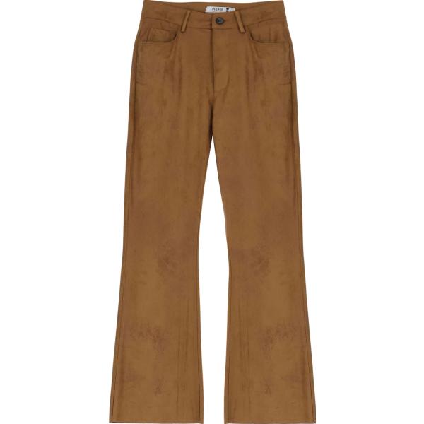 pantaloni Please marrone tinta unita