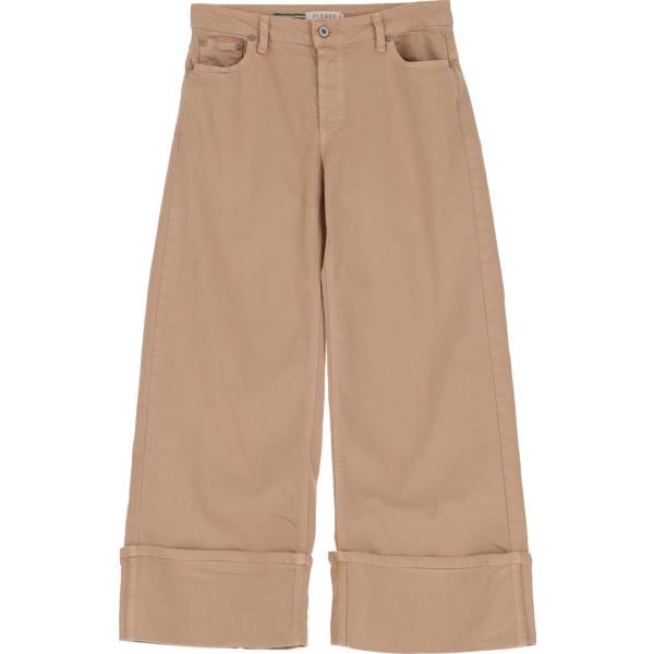 pantaloni a palazzo Please marrone tinta unita