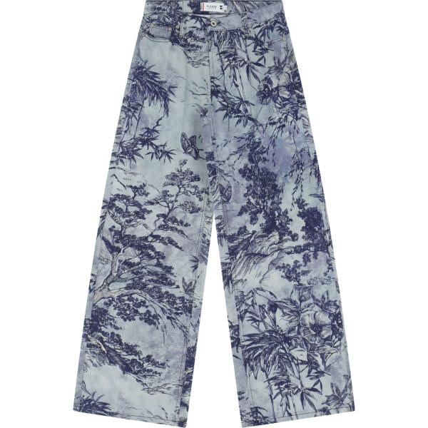 pantaloni Please multicolore con stampe