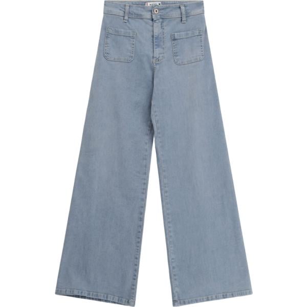 Jeans da donna in grigio chiaro in denim Please