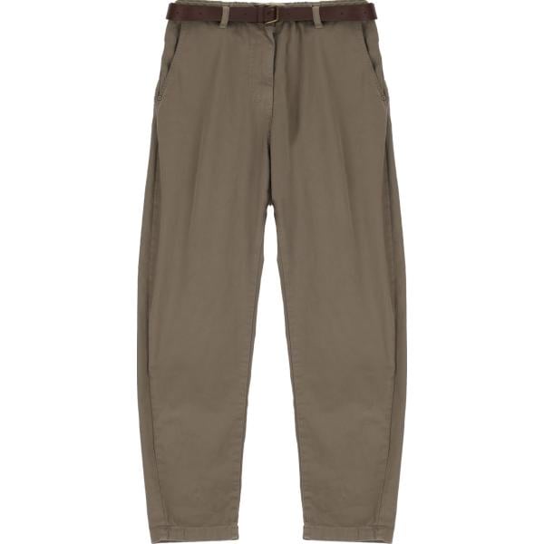 pantaloni Please marrone tinta unita