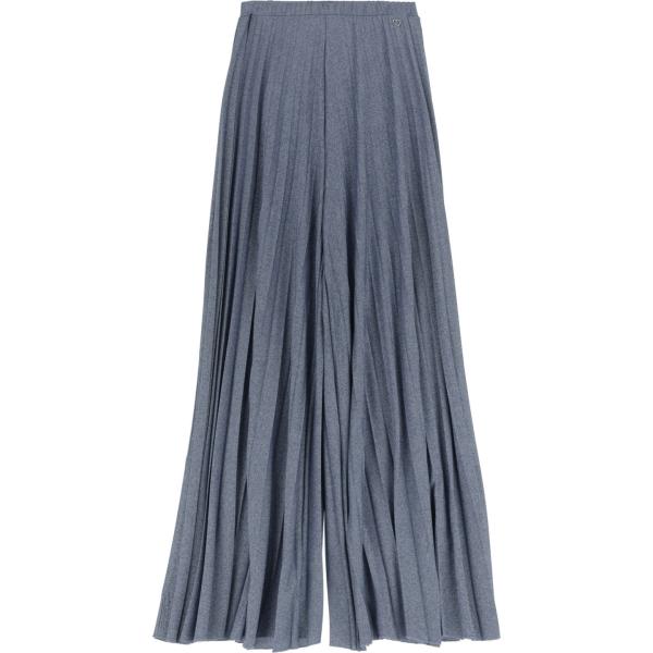 pantaloni a palazzo Please grigio tinta unita