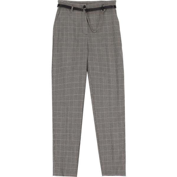 pantaloni Please grigio principe di galles