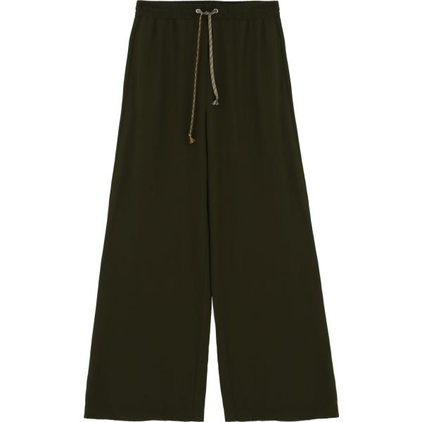 pantaloni a palazzo Please marrone