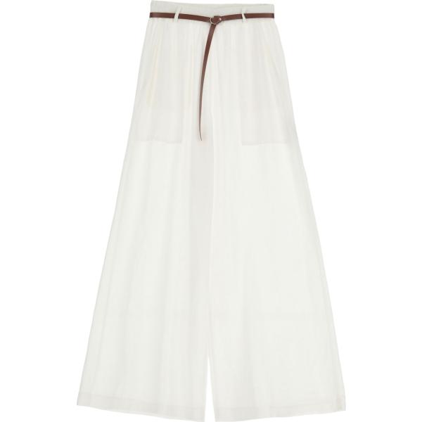 pantaloni a palazzo Please bianco