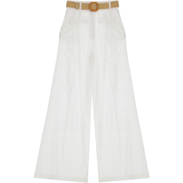 pantaloni a palazzo Please bianco