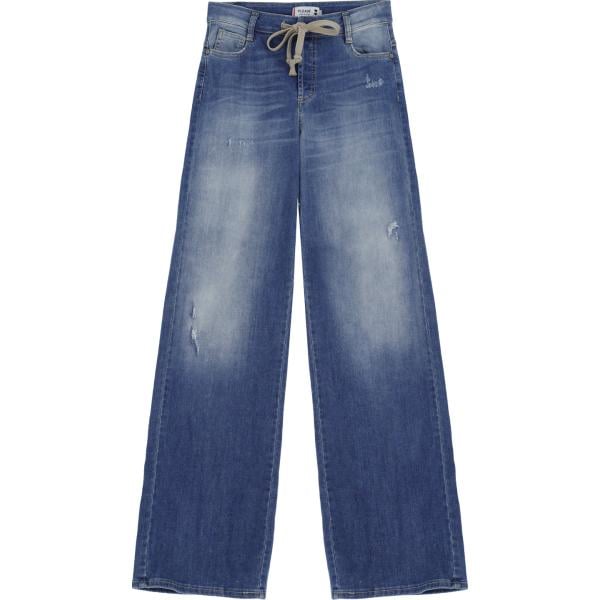jeans a zampa Please blu