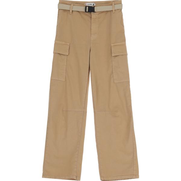 pantaloni cargo Please marrone tinta unita