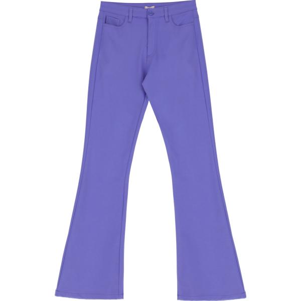 pantaloni Please viola tinta unita