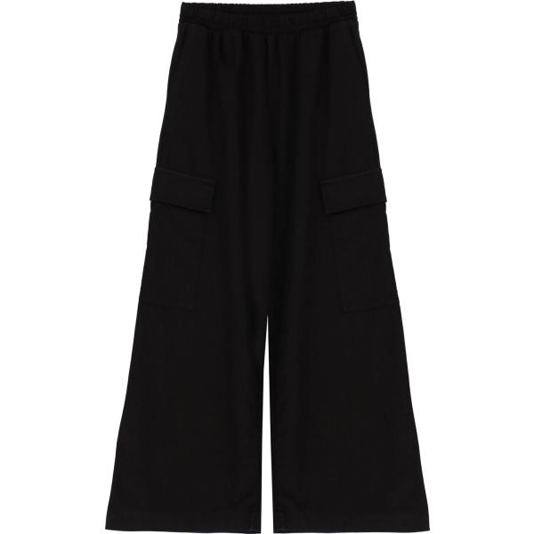pantaloni a palazzo Please nero tinta unita