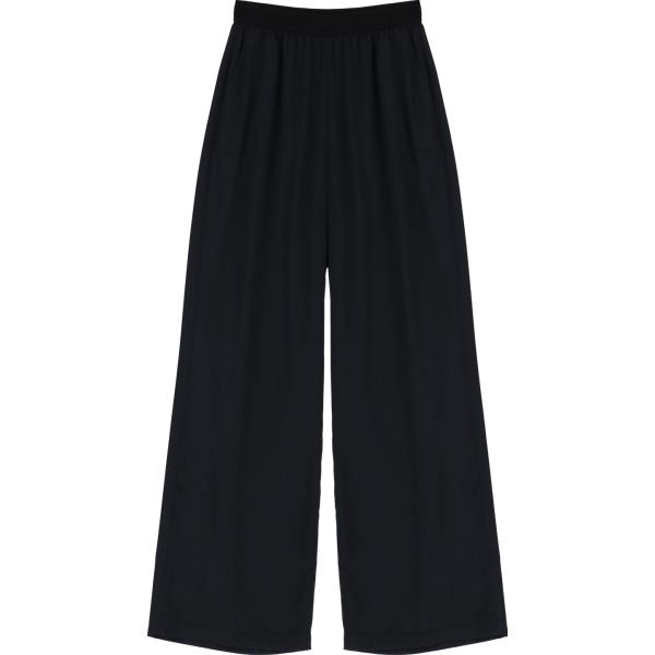pantaloni a palazzo Please nero tinta unita