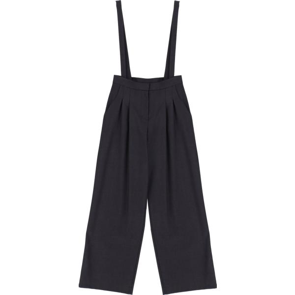 pantaloni a palazzo Please nero tinta unita