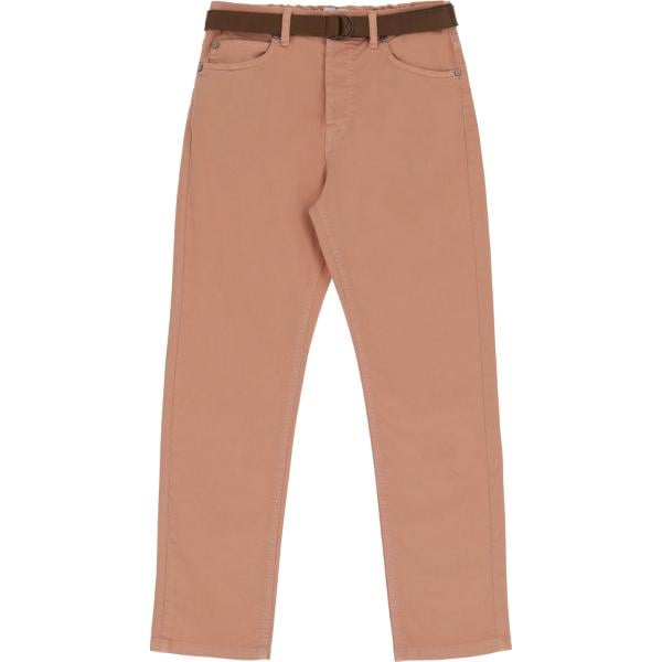 pantaloni Please marrone tinta unita