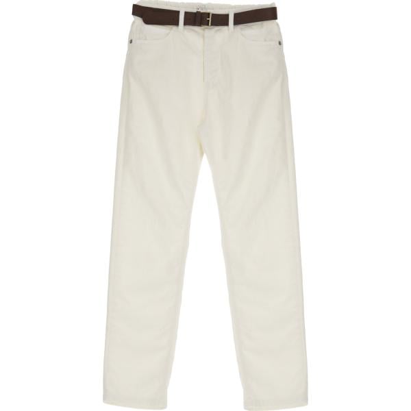 pantaloni Please grigio tinta unita