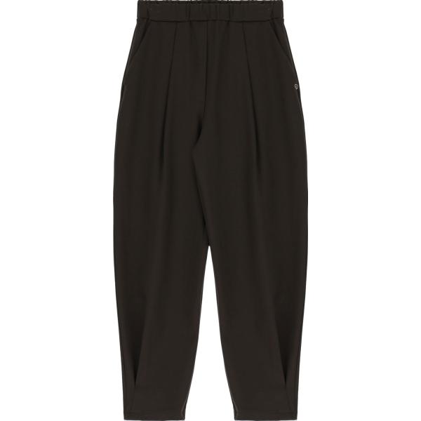 pantaloni capri Please nero tinta unita