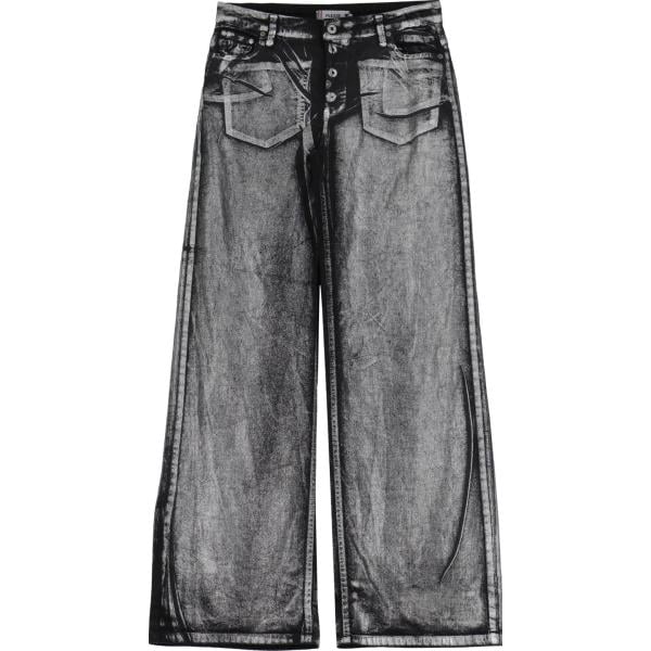 pantaloni a palazzo Please grigio