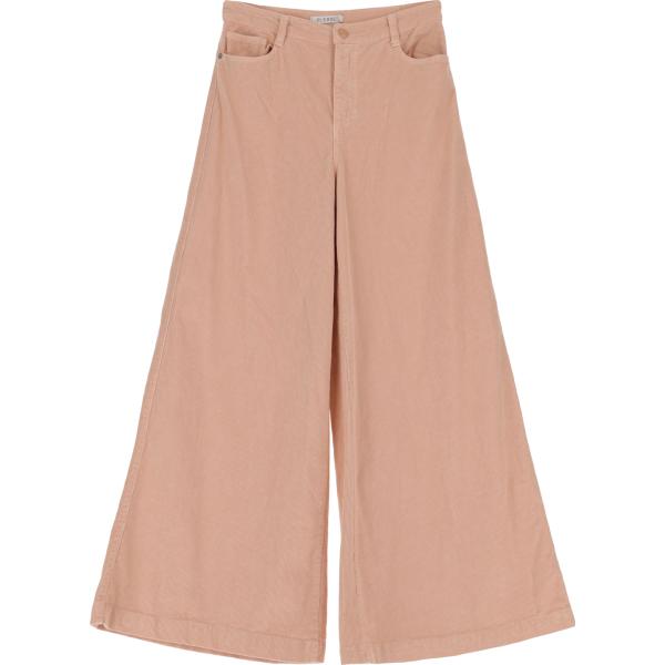 pantaloni a palazzo Please rosa tinta unita