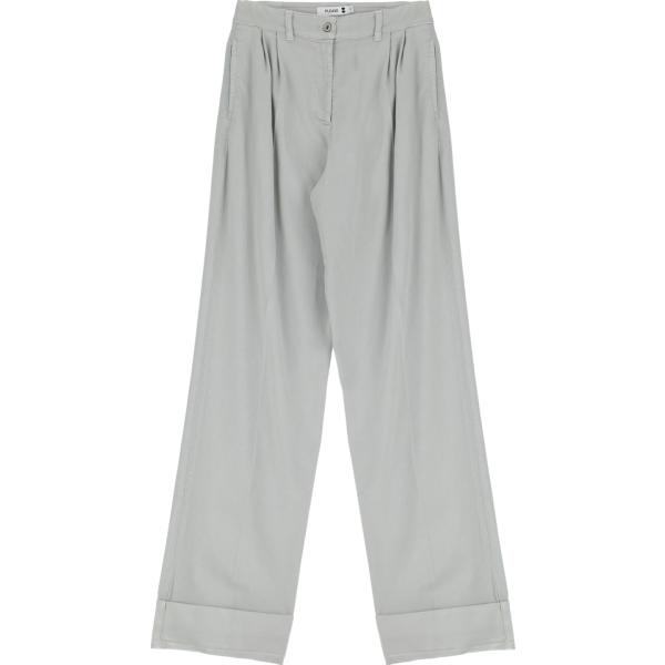 pantaloni Please grigio tinta unita