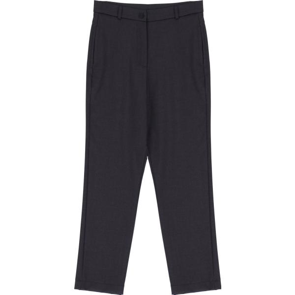 pantaloni Please blu tinta unita