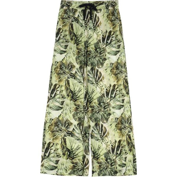 pantaloni a palazzo Please verde a fiori