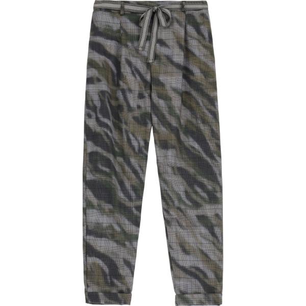 pantaloni Please grigio con stampe