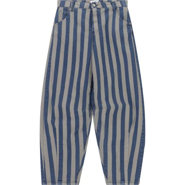 pantaloni a palazzo Please marrone a righe